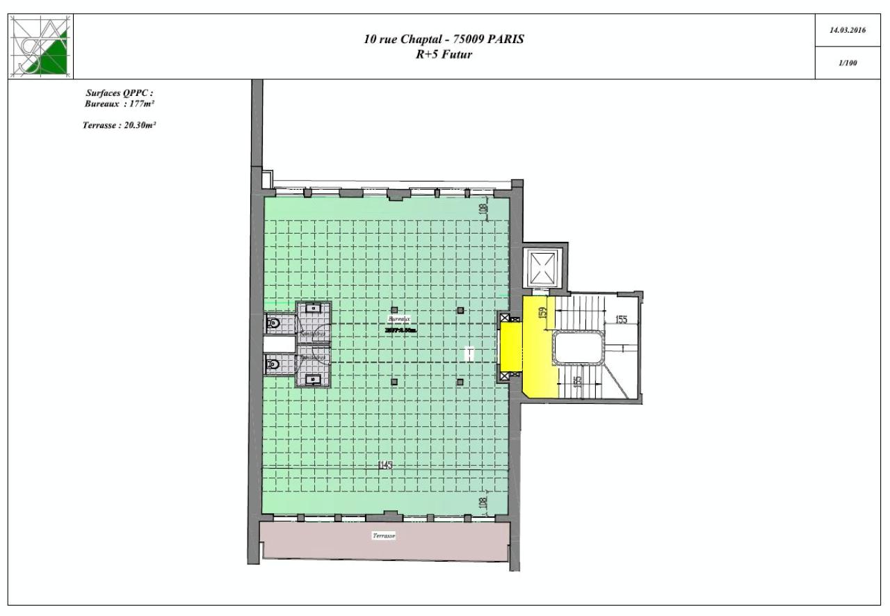 Bureau Paris 825m² Location bureau Paris OLBUR2427560 17